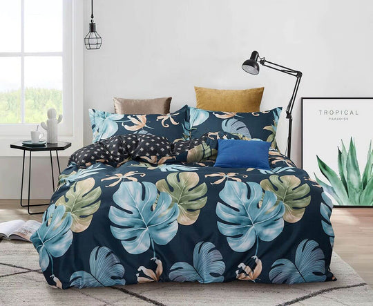 DSZ Product, feed-cond-new, feed-sl-DSZ Freight PayableLeaves Queen Size Quilt/Duvet Cover Set - Premium Home & Garden > Bedding > Duvet Covers from Fabric Fantastic ! Shop Online Buy Now at S & D's Value Store Family Business Best Customer ServiceDSZ Product, feed-cond-new, feed-sl-DSZ Freight Payable