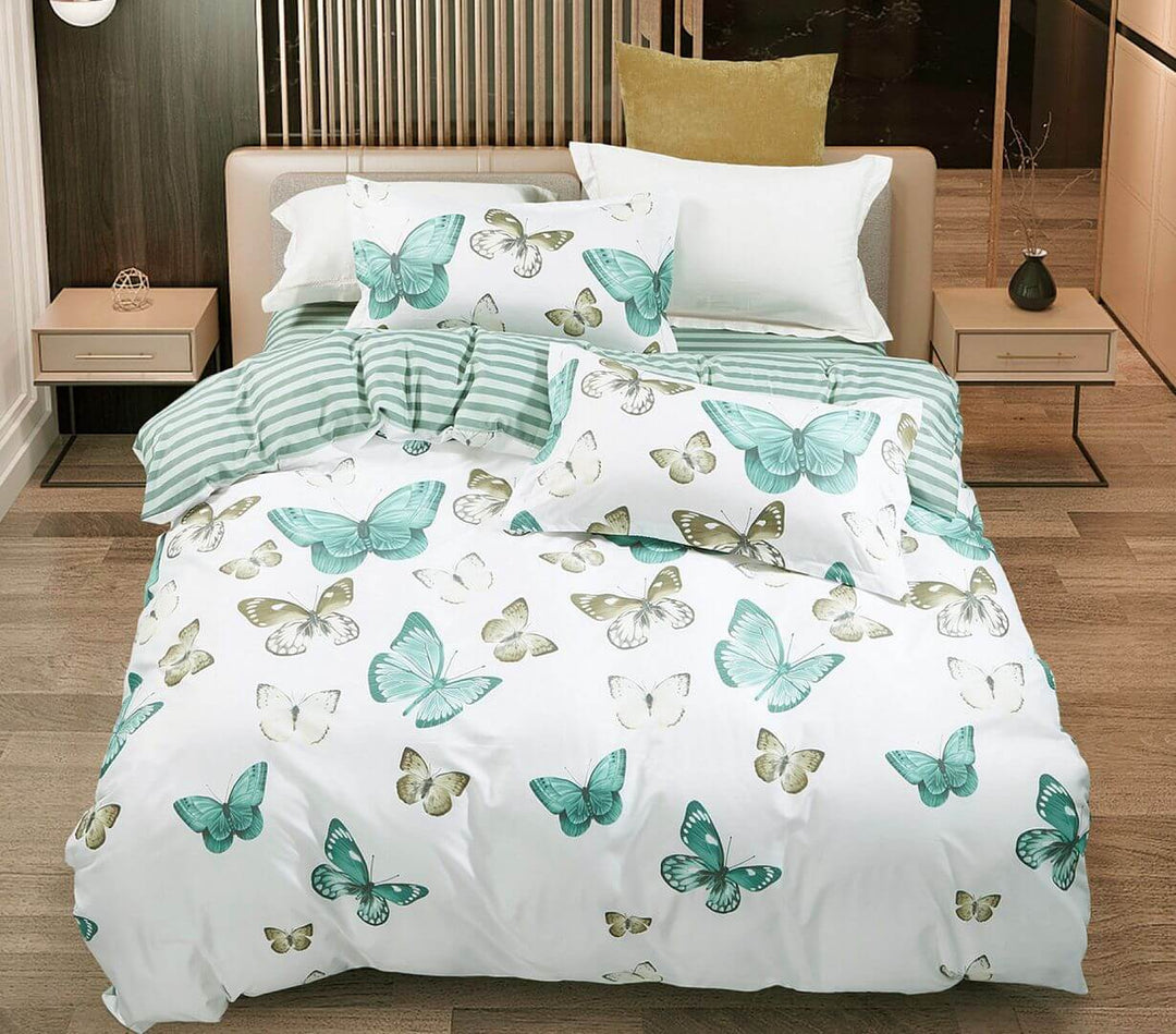 DSZ Product, feed-cond-new, feed-sl-DSZ Freight PayableFleur Butterfly Queen Size Quilt/Duvet Cover Set - Premium Home & Garden > Bedding > Duvet Covers from Fabric Fantastic ! Shop Online Buy Now at S & D's Value Store Family Business Best Customer ServiceDSZ Product, feed-cond-new, feed-sl-DSZ Freight Payable