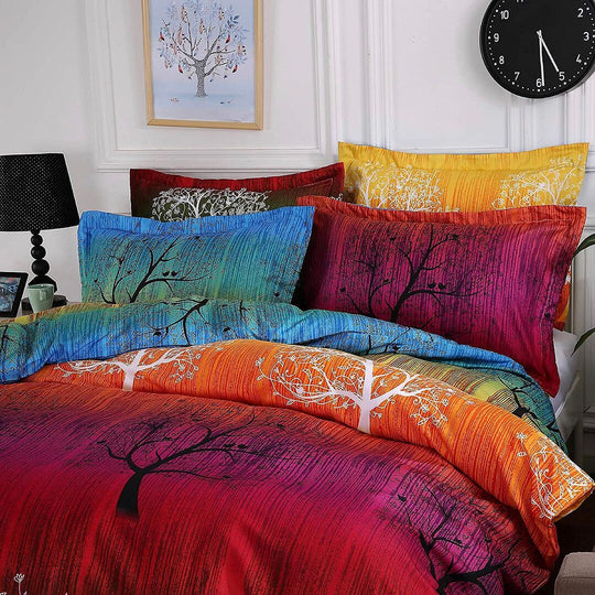 DSZ Product, feed-cond-new, feed-sl-DSZ Freight PayableRainbow Tree Single Size Quilt/Duvet Cover Set - Premium Home & Garden > Bedding > Duvet Covers from Fabric Fantastic ! Shop Online Buy Now at S & D's Value Store Family Business Best Customer ServiceDSZ Product, feed-cond-new, feed-sl-DSZ Freight Payable