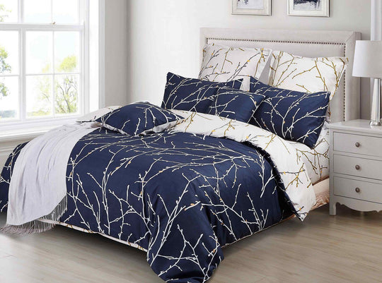 DSZ Product, feed-cond-new, feed-sl-DSZ Freight PayableTree Reversible Super King Size Blue Duvet Quilt Cover Set - Premium Home & Garden > Bedding > Duvet Covers from Fabric Fantastic ! Shop Online Buy Now at S & D's Value Store Family Business Best Customer ServiceDSZ Product, feed-cond-new, feed-sl-DSZ Freight Payable