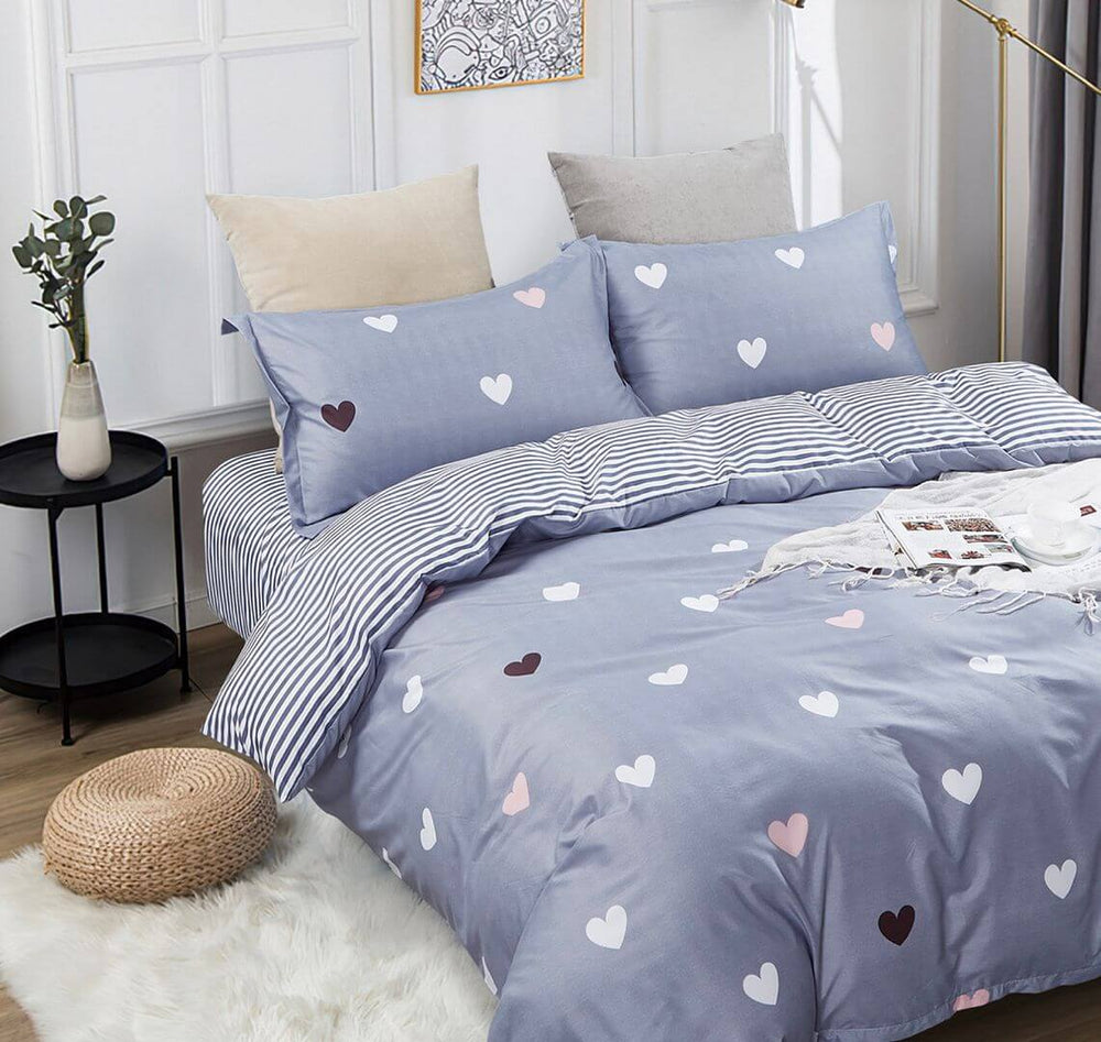 DSZ Product, feed-cond-new, feed-sl-DSZ Freight PayableLove Heart Super King Size Quilt/Duvet Cover Set - Premium Home & Garden > Bedding > Duvet Covers from Fabric Fantastic ! Shop Online Buy Now at S & D's Value Store Family Business Best Customer ServiceDSZ Product, feed-cond-new, feed-sl-DSZ Freight Payable