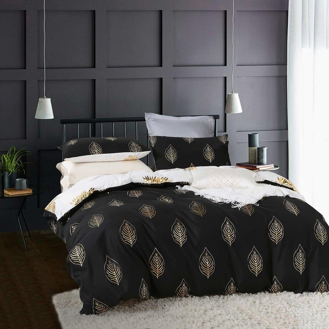 DSZ Product, feed-cond-new, feed-sl-DSZ Freight PayableReversible Design Super King Size Black Gold Duvet Quilt Cover Set - Premium Home & Garden > Bedding > Duvet Covers from Fabric Fantastic ! Shop Online Buy Now at S & D's Value Store Family Business Best Customer ServiceDSZ Product, feed-cond-new, feed-sl-DSZ Freight Payable