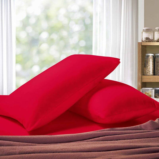 DSZ Product, feed-cond-new, feed-sl-DSZ Freight Payable1000Tc Premium Ultra Soft Queen Size Pillowcases 2 - Pack - Red - Premium Home & Garden > Bedding > Bed Sheets from Fabric Fantastic ! Shop Online Buy Now at S & D's Value Store Family Business Best Customer ServiceDSZ Product, feed-cond-new, feed-sl-DSZ Freight Payable