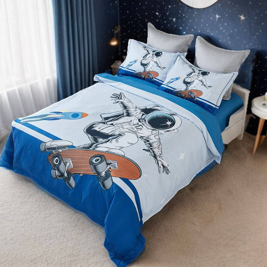 DSZ Product, feed-cond-new, feed-sl-DSZ Freight PayableAstronaut Kids Quilt Cover Set - Double Size - Premium Home & Garden > Bedding > Duvet Covers from Fabric Fantastic ! Shop Online Buy Now at S & D's Value Store Family Business Best Customer ServiceDSZ Product, feed-cond-new, feed-sl-DSZ Freight Payable