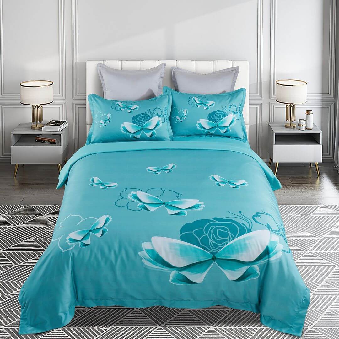 DSZ Product, feed-cond-new, feed-sl-DSZ Freight PayableButterfly Green Quilt Cover Set - King Size - Premium Home & Garden > Bedding > Duvet Covers from Fabric Fantastic ! Shop Online Buy Now at S & D's Value Store Family Business Best Customer ServiceDSZ Product, feed-cond-new, feed-sl-DSZ Freight Payable