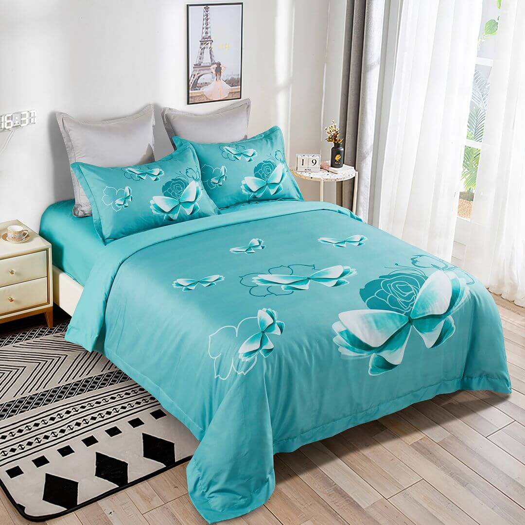 DSZ Product, feed-cond-new, feed-sl-DSZ Freight PayableButterfly Green Quilt Cover Set - King Size - Premium Home & Garden > Bedding > Duvet Covers from Fabric Fantastic ! Shop Online Buy Now at S & D's Value Store Family Business Best Customer ServiceDSZ Product, feed-cond-new, feed-sl-DSZ Freight Payable