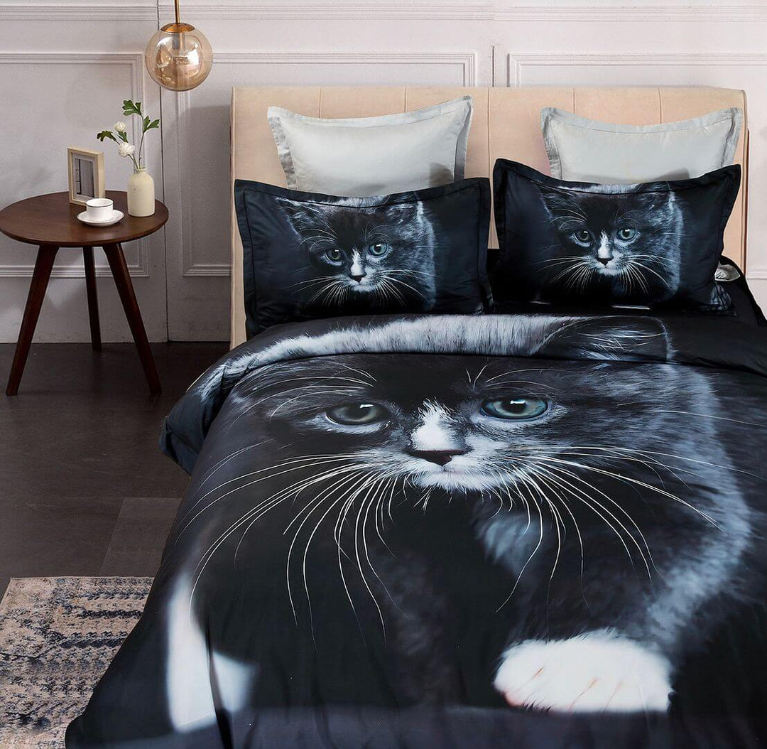 DSZ Product, feed-cond-new, feed-sl-DSZ Freight PayableCat Quilt Cover Set - King Size - Premium Home & Garden > Bedding > Duvet Covers from Fabric Fantastic ! Shop Online Buy Now at S & D's Value Store Family Business Best Customer ServiceDSZ Product, feed-cond-new, feed-sl-DSZ Freight Payable