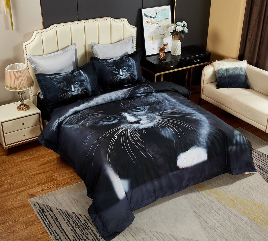 DSZ Product, feed-cond-new, feed-sl-DSZ Freight PayableCat Quilt Cover Set - King Size - Premium Home & Garden > Bedding > Duvet Covers from Fabric Fantastic ! Shop Online Buy Now at S & D's Value Store Family Business Best Customer ServiceDSZ Product, feed-cond-new, feed-sl-DSZ Freight Payable