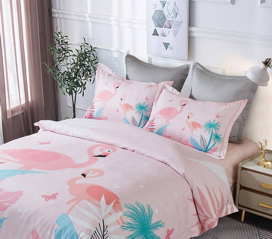 DSZ Product, feed-cond-new, feed-sl-DSZ Freight PayableFlamingo Kids Quilt Cover Set - King Single Size - Premium Home & Garden > Bedding > Duvet Covers from Fabric Fantastic ! Shop Online Buy Now at S & D's Value Store Family Business Best Customer ServiceDSZ Product, feed-cond-new, feed-sl-DSZ Freight Payable