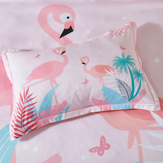 DSZ Product, feed-cond-new, feed-sl-DSZ Freight PayableFlamingo Kids Quilt Cover Set - King Single Size - Premium Home & Garden > Bedding > Duvet Covers from Fabric Fantastic ! Shop Online Buy Now at S & D's Value Store Family Business Best Customer ServiceDSZ Product, feed-cond-new, feed-sl-DSZ Freight Payable