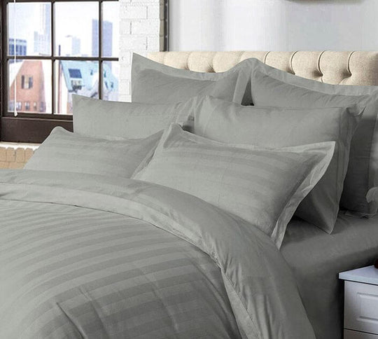 DSZ Product, feed-cond-new, feed-sl-DSZ Freight Payable1000Tc Ultra Soft Striped Queen Size Grey Duvet Quilt Cover Set - Premium Home & Garden > Bedding > Duvet Covers from Fabric Fantastic ! Shop Online Buy Now at S & D's Value Store Family Business Best Customer ServiceDSZ Product, feed-cond-new, feed-sl-DSZ Freight Payable