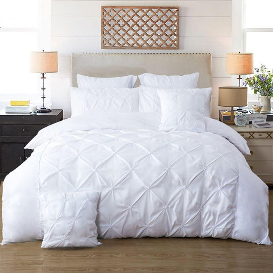 DSZ Product, feed-cond-new, feed-sl-DSZ Freight PayableDiamond Pintuck Double Size White Duvet Quilt Cover Set - Premium Home & Garden > Bedding > Duvet Covers from Fabric Fantastic ! Shop Online Buy Now at S & D's Value Store Family Business Best Customer ServiceDSZ Product, feed-cond-new, feed-sl-DSZ Freight Payable