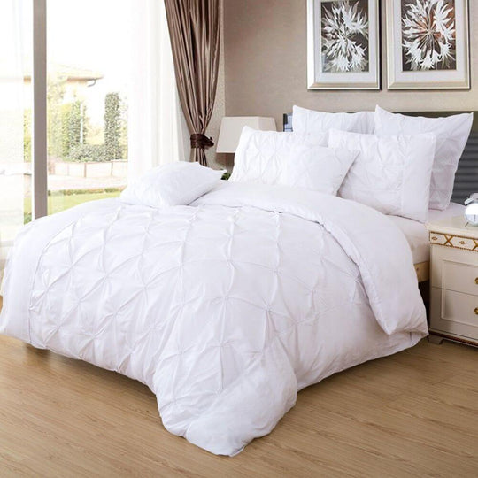 DSZ Product, feed-cond-new, feed-sl-DSZ Freight PayableDiamond Pintuck Double Size White Duvet Quilt Cover Set - Premium Home & Garden > Bedding > Duvet Covers from Fabric Fantastic ! Shop Online Buy Now at S & D's Value Store Family Business Best Customer ServiceDSZ Product, feed-cond-new, feed-sl-DSZ Freight Payable