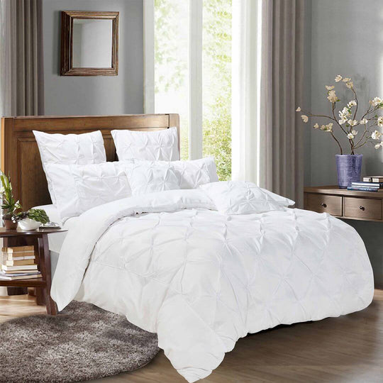 DSZ Product, feed-cond-new, feed-sl-DSZ Freight PayableDiamond Pintuck Double Size White Duvet Quilt Cover Set - Premium Home & Garden > Bedding > Duvet Covers from Fabric Fantastic ! Shop Online Buy Now at S & D's Value Store Family Business Best Customer ServiceDSZ Product, feed-cond-new, feed-sl-DSZ Freight Payable