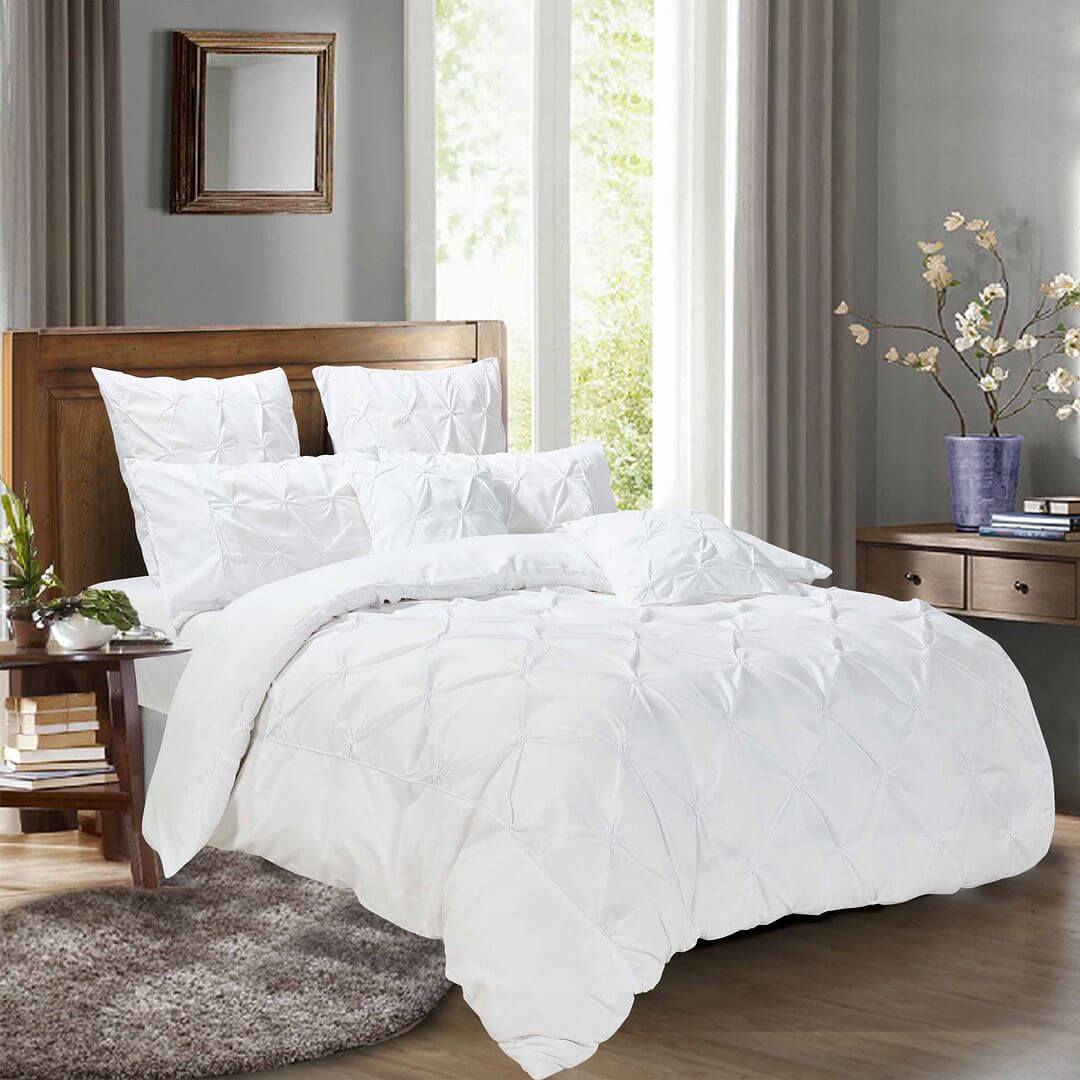 DSZ Product, feed-cond-new, feed-sl-DSZ Freight PayableDiamond Pintuck King Size White Duvet Quilt Cover Set - Premium Home & Garden > Bedding > Duvet Covers from Fabric Fantastic ! Shop Online Buy Now at S & D's Value Store Family Business Best Customer ServiceDSZ Product, feed-cond-new, feed-sl-DSZ Freight Payable