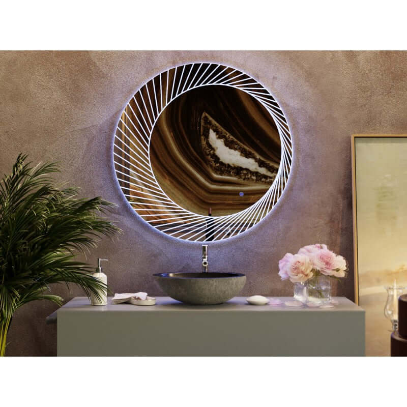 DSZ Product, feed-cond-new, feed-sl-DSZ Freight Payable, newBucciano Round Led Bathroom Wall Mirror - Premium Home & Garden > Decor > Mirrors from Belbagno ! Shop Online Buy Now at S & D's Value Store Family Business Best Customer ServiceDSZ Product, feed-cond-new, feed-sl-DSZ Freight Payable, new