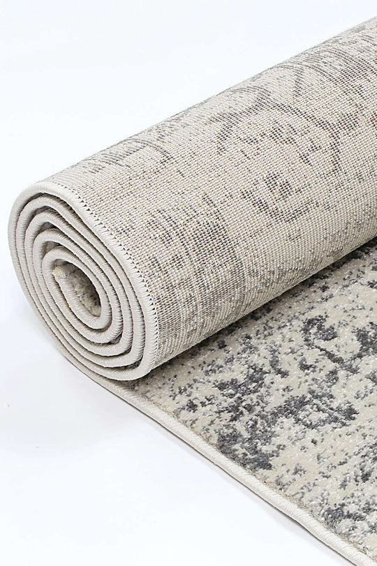 DSZ Product, feed-cond-new, feed-sl-DSZ Freight Payable, newDelicate Audrey Ivory Grey Rug 160 X 230 - Premium Home & Garden > Rugs > Floor Rugs from DSZ ! Shop Online Buy Now at S & D's Value Store Family Business Best Customer ServiceDSZ Product, feed-cond-new, feed-sl-DSZ Freight Payable, new