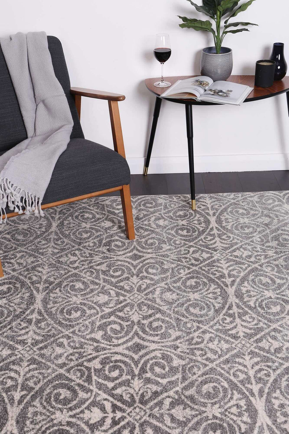 DSZ Product, feed-cond-new, feed-sl-DSZ Freight Payable, newDelicate Katherine Grey Ivory Rug 160 X 230 - Premium Home & Garden > Rugs > Floor Rugs from DSZ ! Shop Online Buy Now at S & D's Value Store Family Business Best Customer ServiceDSZ Product, feed-cond-new, feed-sl-DSZ Freight Payable, new