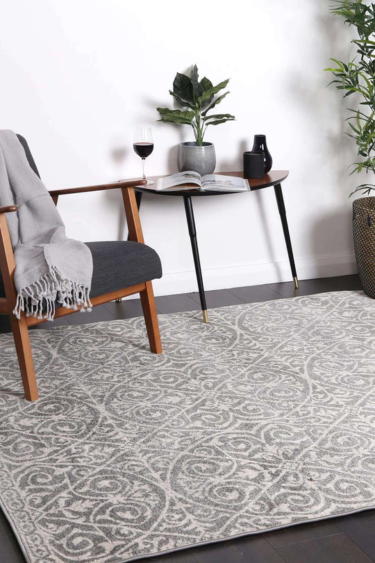 DSZ Product, feed-cond-new, feed-sl-DSZ Freight Payable, newDelicate Katherine Grey Ivory Rug 160 X 230 - Premium Home & Garden > Rugs > Floor Rugs from DSZ ! Shop Online Buy Now at S & D's Value Store Family Business Best Customer ServiceDSZ Product, feed-cond-new, feed-sl-DSZ Freight Payable, new