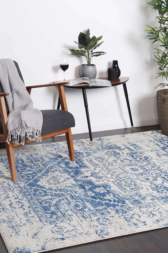 DSZ Product, feed-cond-new, feed-sl-DSZ Freight Payable, newDelicate Audrey Ivory Navy Rug 200 X 290 - Premium Home & Garden > Rugs > Floor Rugs from DSZ ! Shop Online Buy Now at S & D's Value Store Family Business Best Customer ServiceDSZ Product, feed-cond-new, feed-sl-DSZ Freight Payable, new