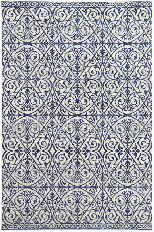 DSZ Product, feed-cond-new, feed-sl-DSZ Freight Payable, newDelicate Katherine Blue Ivory Rug 200 X 290 - Premium Home & Garden > Rugs > Floor Rugs from DSZ ! Shop Online Buy Now at S & D's Value Store Family Business Best Customer ServiceDSZ Product, feed-cond-new, feed-sl-DSZ Freight Payable, new