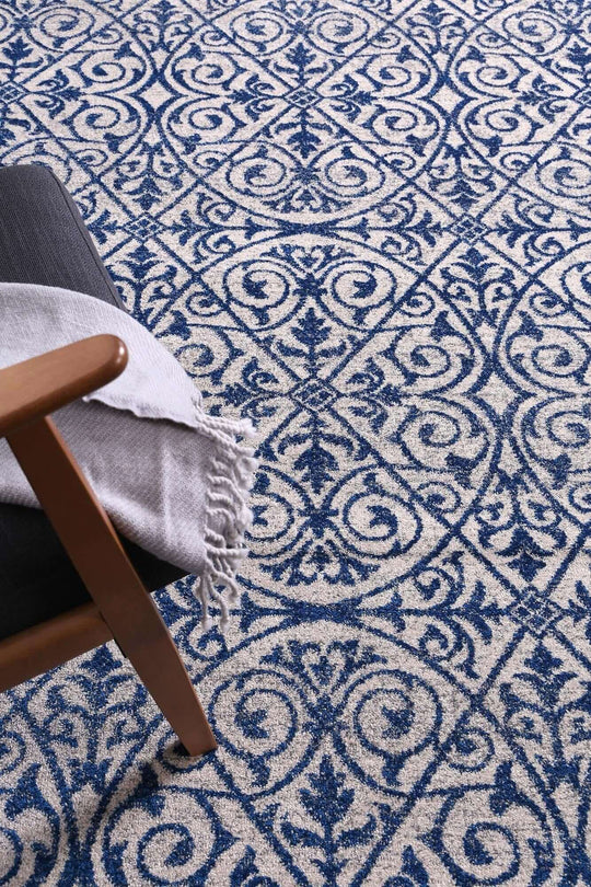 DSZ Product, feed-cond-new, feed-sl-DSZ Freight Payable, newDelicate Katherine Blue Ivory Rug 200 X 290 - Premium Home & Garden > Rugs > Floor Rugs from DSZ ! Shop Online Buy Now at S & D's Value Store Family Business Best Customer ServiceDSZ Product, feed-cond-new, feed-sl-DSZ Freight Payable, new