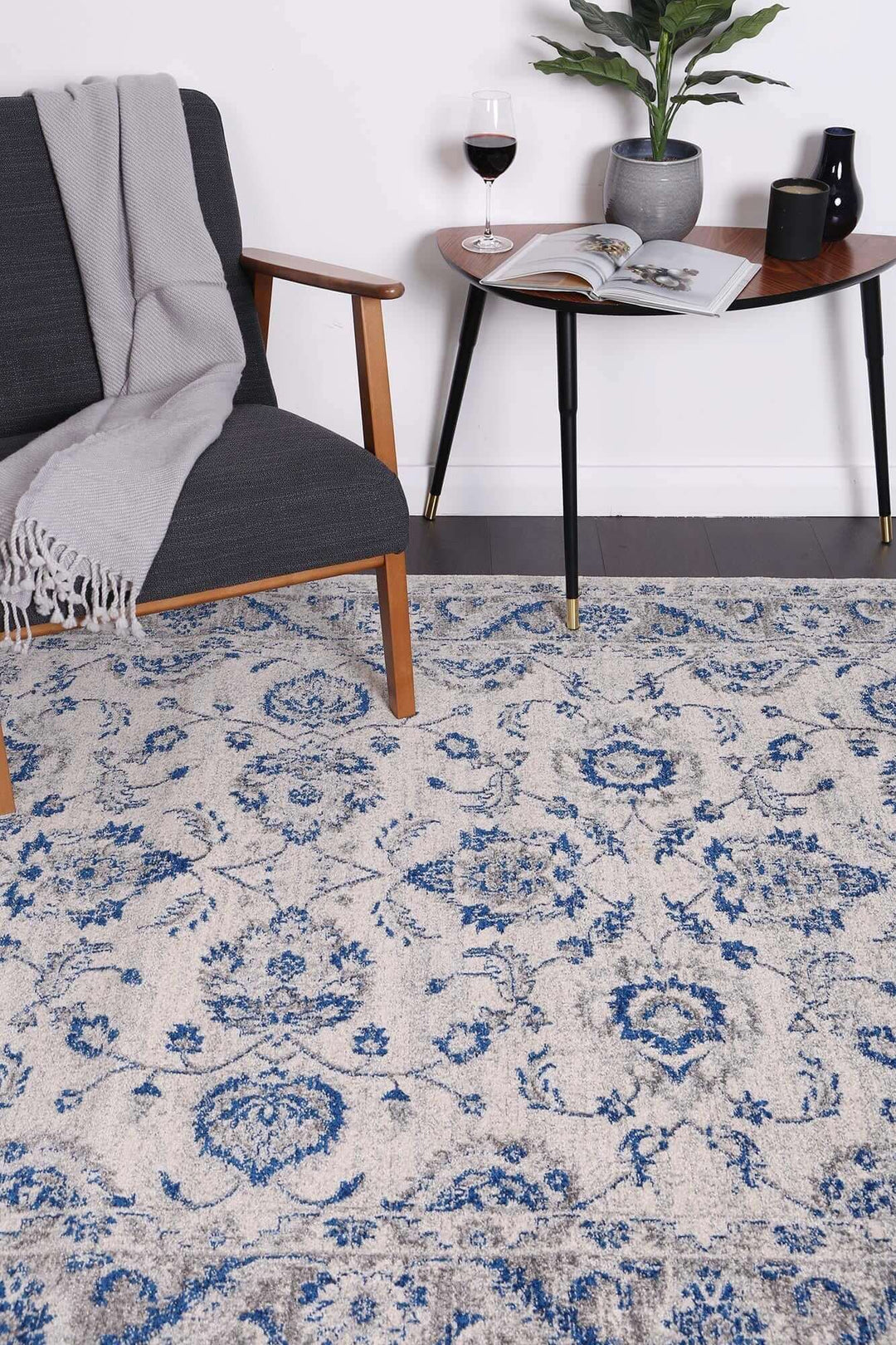 DSZ Product, feed-cond-new, feed-sl-DSZ Freight Payable, newDelicate Cassandra Blue Ivory Rug 240 X 330 - Premium Home & Garden > Rugs > Floor Rugs from DSZ ! Shop Online Buy Now at S & D's Value Store Family Business Best Customer ServiceDSZ Product, feed-cond-new, feed-sl-DSZ Freight Payable, new