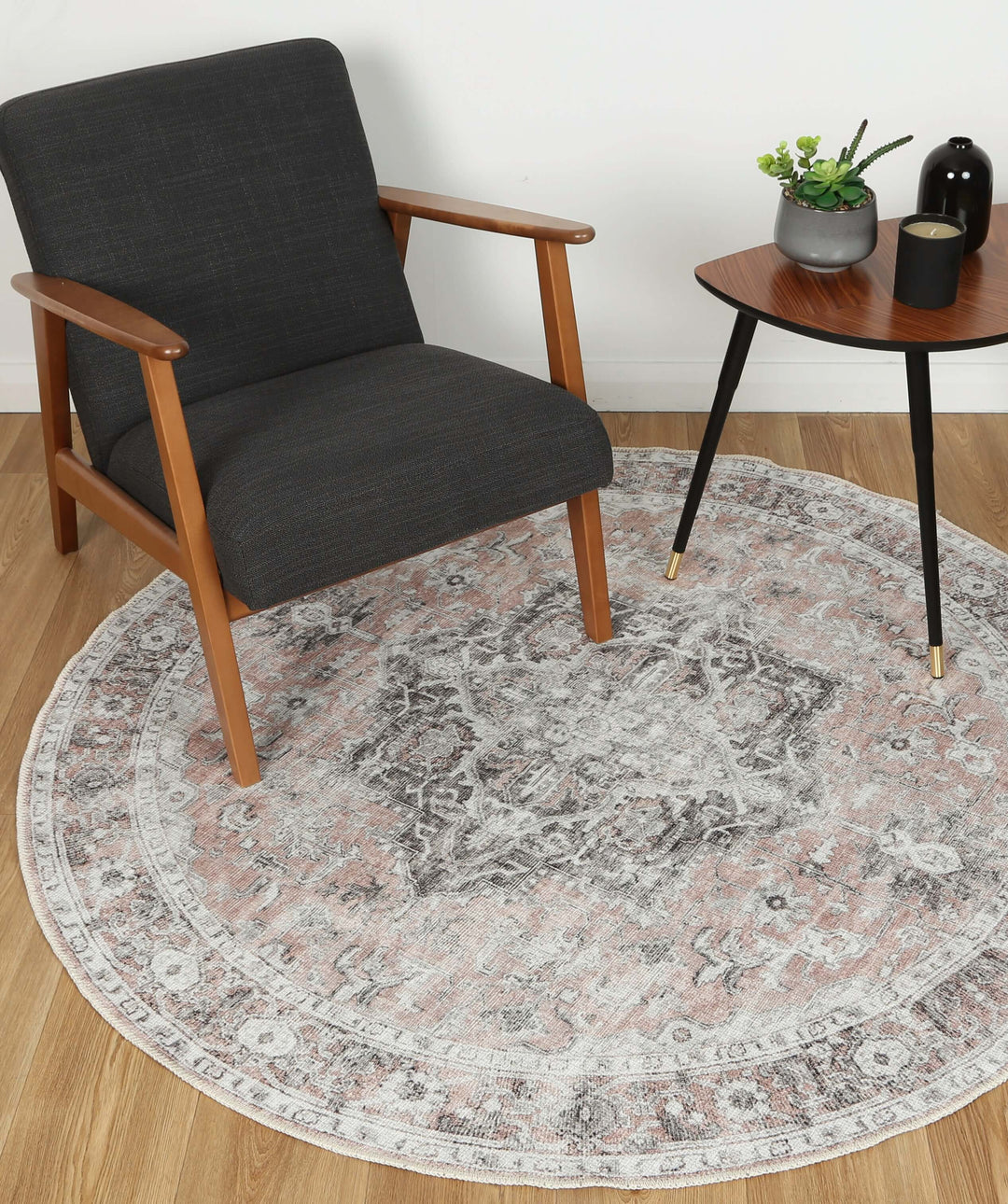 DSZ Product, feed-cond-new, feed-sl-DSZ Freight Payable, newVintage - Crown - Cezanne - Blush - Distressed - Vintage - Round - Rug 180 X 180 - Premium Home & Garden > Rugs > Round Rugs from DSZ ! Shop Online Buy Now at S & D's Value Store Family Business Best Customer ServiceDSZ Product, feed-cond-new, feed-sl-DSZ Freight Payable, new