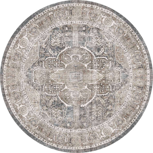 DSZ Product, feed-cond-new, feed-sl-DSZ Freight Payable, newVintage - Crown - Kendra - Ash - Distressed - Vintage - Round - Rug 180 X 180 - Premium Home & Garden > Rugs > Round Rugs from DSZ ! Shop Online Buy Now at S & D's Value Store Family Business Best Customer ServiceDSZ Product, feed-cond-new, feed-sl-DSZ Freight Payable, new