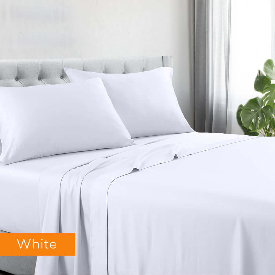 _label_, DSZ Product, feed-cond-new, feed-sl-free shipping, free-shipping1200Tc Hotel Quality Cotton Rich Sheet Set Double White - Premium Home & Garden > Bedding > Bed Sheets from DSZ ! Shop Online Buy Now at S & D's Value Store Family Business Best Customer Service_label_, DSZ Product, feed-cond-new, feed-sl-free shipping, free-shipping