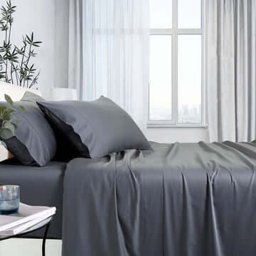 _label_, DSZ Product, feed-cond-new, feed-sl-free shipping, free-shipping1000Tc Bamboo Cotton Sheet Set Queen Charcoal - Premium Home & Garden > Bedding > Bed Sheets from DSZ ! Shop Online Buy Now at S & D's Value Store Family Business Best Customer Service_label_, DSZ Product, feed-cond-new, feed-sl-free shipping, free-shipping