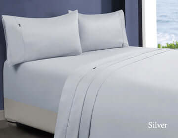 _label_, DSZ Product, feed-cond-new, feed-sl-free shipping, free-shipping1000Tc Egyptian Cotton Sheet Set 1 Double Silver - Premium Home & Garden > Bedding > Bed Sheets from DSZ ! Shop Online Buy Now at S & D's Value Store Family Business Best Customer Service_label_, DSZ Product, feed-cond-new, feed-sl-free shipping, free-shipping