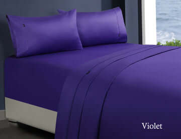 _label_, DSZ Product, feed-cond-new, feed-sl-free shipping, free-shipping1000Tc Egyptian Cotton Sheet Set 1 Double Violet - Premium Home & Garden > Bedding > Bed Sheets from DSZ ! Shop Online Buy Now at S & D's Value Store Family Business Best Customer Service_label_, DSZ Product, feed-cond-new, feed-sl-free shipping, free-shipping