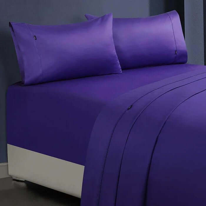 _label_, DSZ Product, feed-cond-new, feed-sl-free shipping, free-shipping1000Tc Egyptian Cotton Sheet Set 1 Queen Violet - Premium Home & Garden > Bedding > Bed Sheets from DSZ ! Shop Online Buy Now at S & D's Value Store Family Business Best Customer Service_label_, DSZ Product, feed-cond-new, feed-sl-free shipping, free-shipping