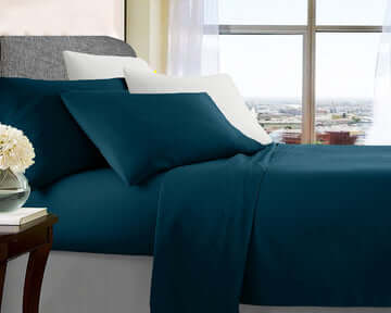 _label_, DSZ Product, feed-cond-new, feed-sl-free shipping, free-shippingUltra Soft Microfibre Sheet Set Double Sailor Blue - Premium Home & Garden > Bedding > Bed Sheets from DSZ ! Shop Online Buy Now at S & D's Value Store Family Business Best Customer Service_label_, DSZ Product, feed-cond-new, feed-sl-free shipping, free-shipping