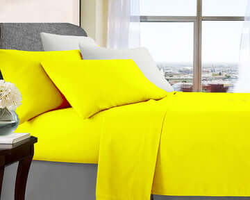 _label_, DSZ Product, feed-cond-new, feed-sl-free shipping, free-shippingUltra Soft Microfibre Sheet Set Double Yellow - Premium Home & Garden > Bedding > Bed Sheets from DSZ ! Shop Online Buy Now at S & D's Value Store Family Business Best Customer Service_label_, DSZ Product, feed-cond-new, feed-sl-free shipping, free-shipping