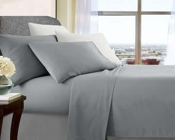 _label_, DSZ Product, feed-cond-new, feed-sl-free shipping, free-shippingUltra Soft Microfibre Sheet Set King Silver - Premium Home & Garden > Bedding > Bed Sheets from DSZ ! Shop Online Buy Now at S & D's Value Store Family Business Best Customer Service_label_, DSZ Product, feed-cond-new, feed-sl-free shipping, free-shipping