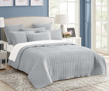 _label_, DSZ Product, feed-cond-new, feed-sl-free shipping, free-shipping7 Piece Vintage Stone Wash Comforter Set King Silver - Premium Home & Garden > Bedding > Duvet Covers from DSZ ! Shop Online Buy Now at S & D's Value Store Family Business Best Customer Service_label_, DSZ Product, feed-cond-new, feed-sl-free shipping, free-shipping