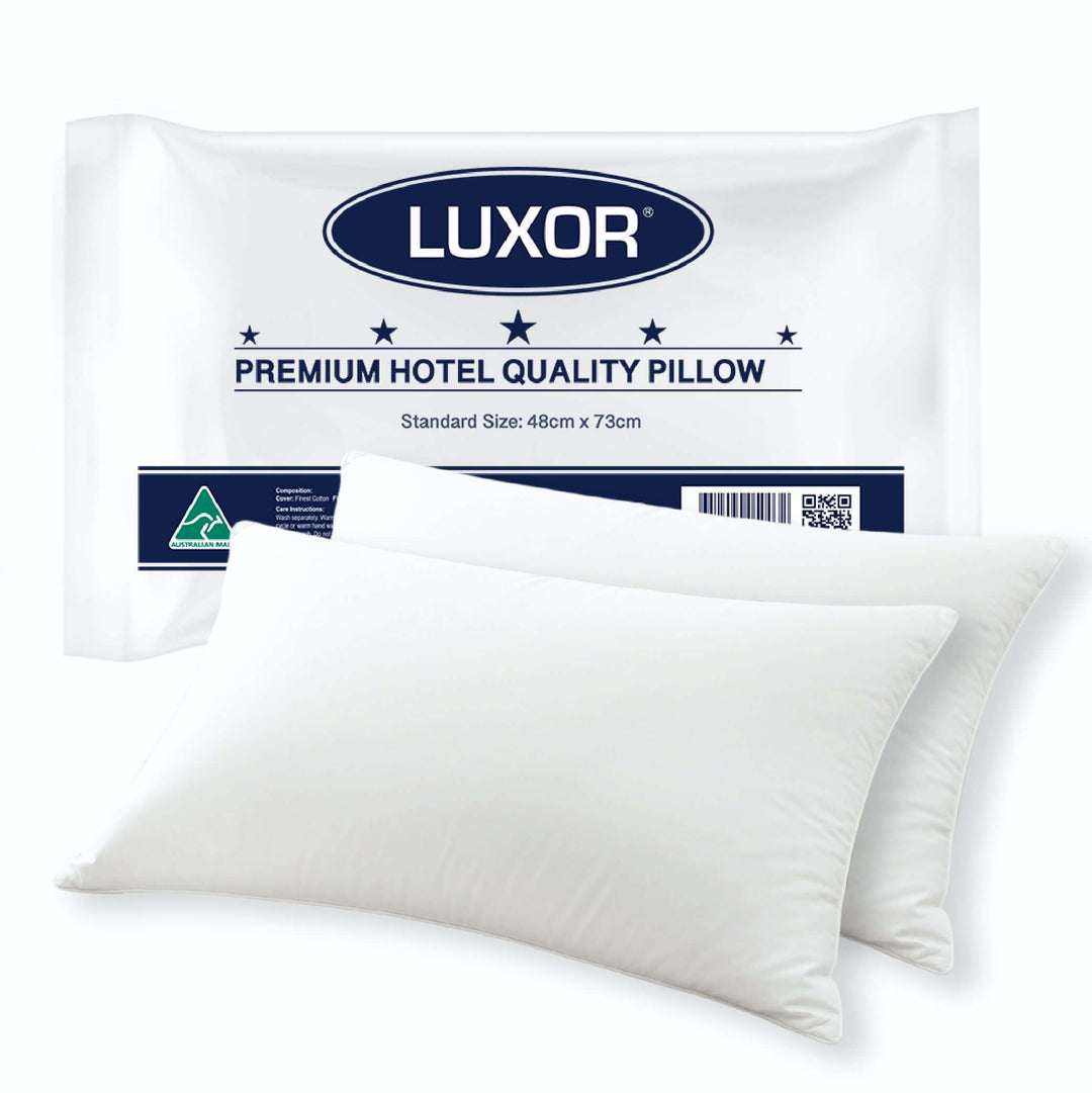 _label_, DSZ Product, feed-cond-new, feed-sl-free shipping, free-shippingLuxor Australian Made Hotel Quality Pillow Standard Size Twin Pack - Premium Home & Garden > Bedding > Pillows from Luxor ! Shop Online Buy Now at S & D's Value Store Family Business Best Customer Service_label_, DSZ Product, feed-cond-new, feed-sl-free shipping, free-shipping