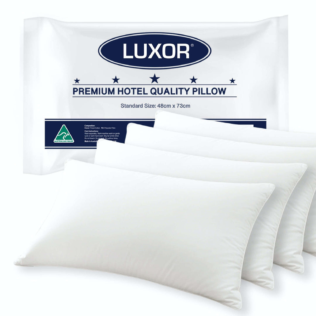 _label_, DSZ Product, feed-cond-new, feed-sl-free shipping, free-shippingLuxor Australian Made Hotel Quality Pillow Standard Size Four Pack - Premium Home & Garden > Bedding > Pillows from Luxor ! Shop Online Buy Now at S & D's Value Store Family Business Best Customer Service_label_, DSZ Product, feed-cond-new, feed-sl-free shipping, free-shipping