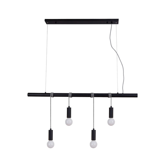 _label_, DSZ Product, feed-cond-new, feed-sl-free shipping, free-shippingBikkel 4 Lights Pendant Light - Black - Premium Home & Garden > Lighting > Night Lights & Ambient Lighting from Lumi Rouge ! Shop Online Buy Now at S & D's Value Store Family Business Best Customer Service_label_, DSZ Product, feed-cond-new, feed-sl-free shipping, free-shipping