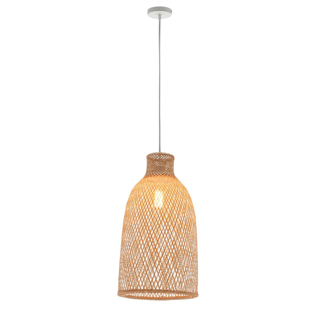 _label_, DSZ Product, feed-cond-new, feed-sl-free shipping, free-shipping, newNatural Woven Bamboo Cone Pendant Lamp Hanging Light Bell Shade Boho Tropical - Premium Home & Garden > Lighting > Ceiling Lights from Orient ! Shop Online Buy Now at S & D's Value Store Family Business Best Customer Service_label_, DSZ Product, feed-cond-new, feed-sl-free shipping, free-shipping, new