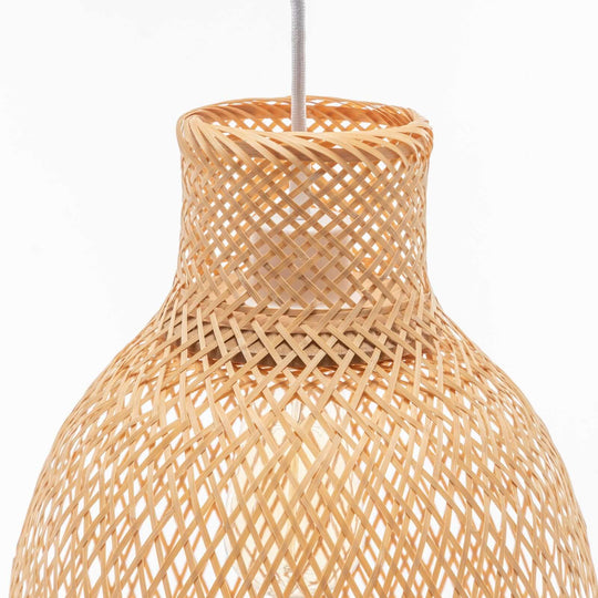 _label_, DSZ Product, feed-cond-new, feed-sl-free shipping, free-shipping, newNatural Woven Bamboo Cone Pendant Lamp Hanging Light Bell Shade Boho Tropical - Premium Home & Garden > Lighting > Ceiling Lights from Orient ! Shop Online Buy Now at S & D's Value Store Family Business Best Customer Service_label_, DSZ Product, feed-cond-new, feed-sl-free shipping, free-shipping, new