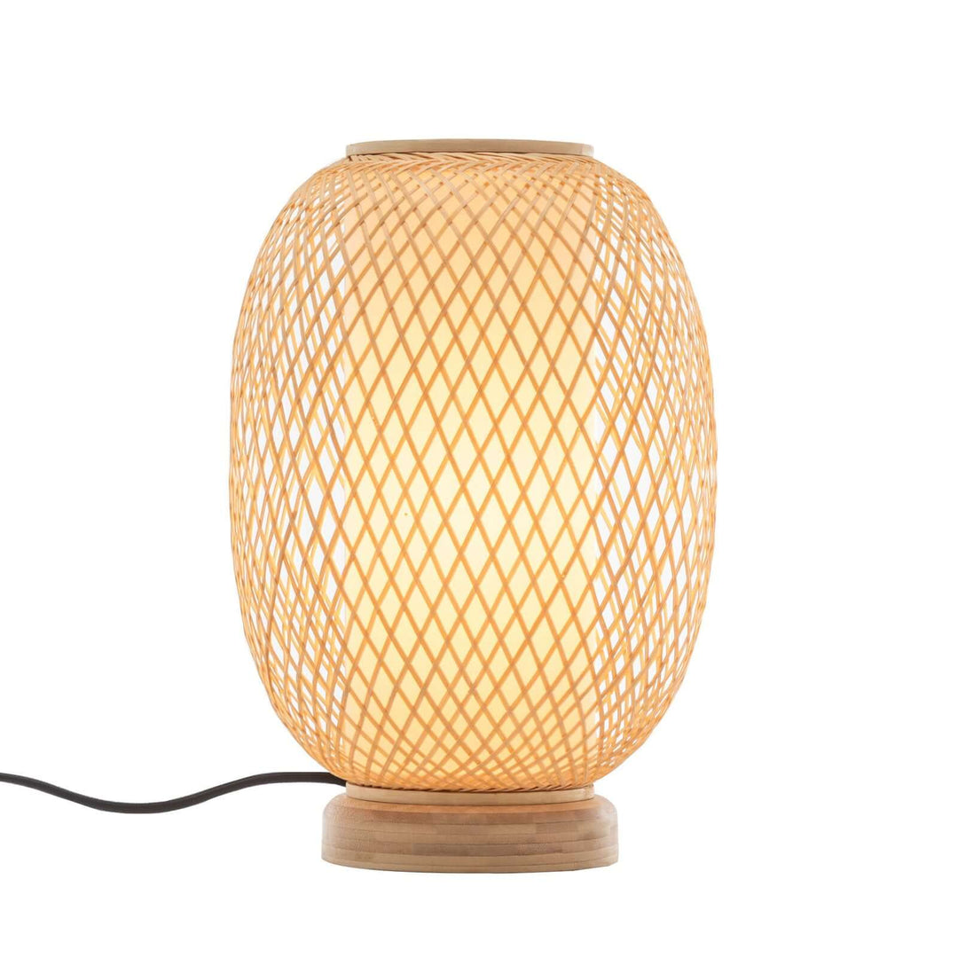 _label_, DSZ Product, feed-cond-new, feed-sl-free shipping, free-shippingNatural Woven Bamboo Oval Table Lamp Light Shade Boho Tropical Coastal - Premium Home & Garden > Lighting > Table Lamps from Orient ! Shop Online Buy Now at S & D's Value Store Family Business Best Customer Service_label_, DSZ Product, feed-cond-new, feed-sl-free shipping, free-shipping