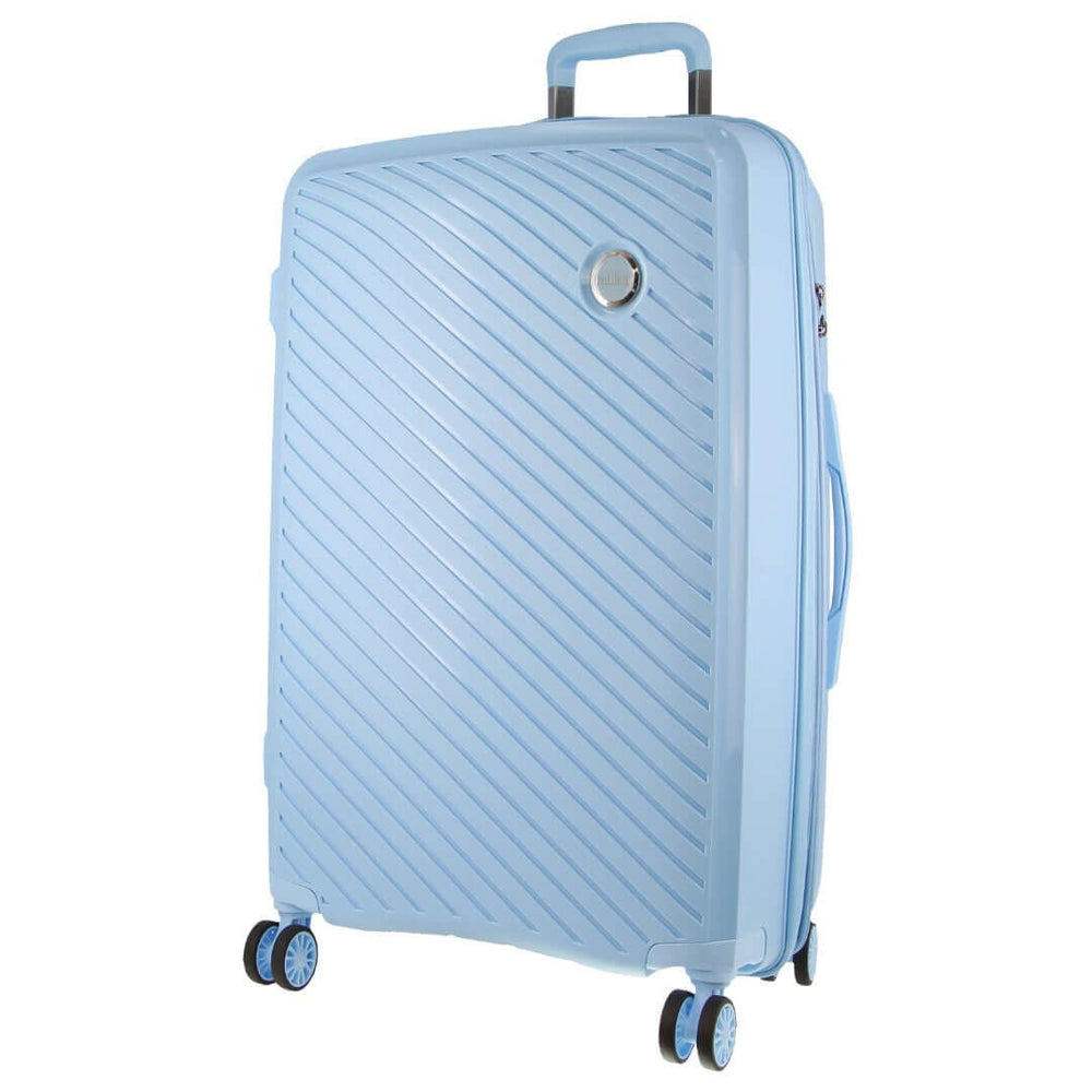 _label_, DSZ Product, feed-cond-new, feed-sl-free shipping, free-shipping, newPierre Cardin Inspired Milleni Checked Luggage Bag Travel Carry On Suitcase 75Cm (124L) - Blue - Premium Home & Garden > Travel > Suitcases from Milleni ! Shop Online Buy Now at S & D's Value Store Family Business Best Customer Service_label_, DSZ Product, feed-cond-new, feed-sl-free shipping, free-shipping, new