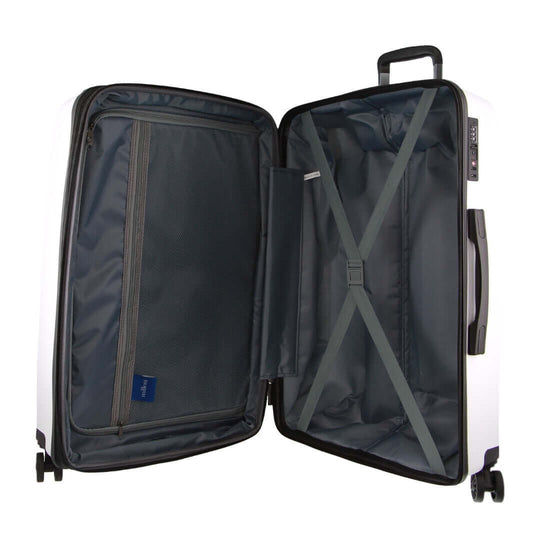 _label_, DSZ Product, feed-cond-new, feed-sl-free shipping, free-shipping, newPierre Cardin Inspired Milleni Checked Luggage Bag Travel Carry On Suitcase 75Cm (124L) - White - Premium Home & Garden > Travel > Suitcases from Milleni ! Shop Online Buy Now at S & D's Value Store Family Business Best Customer Service_label_, DSZ Product, feed-cond-new, feed-sl-free shipping, free-shipping, new