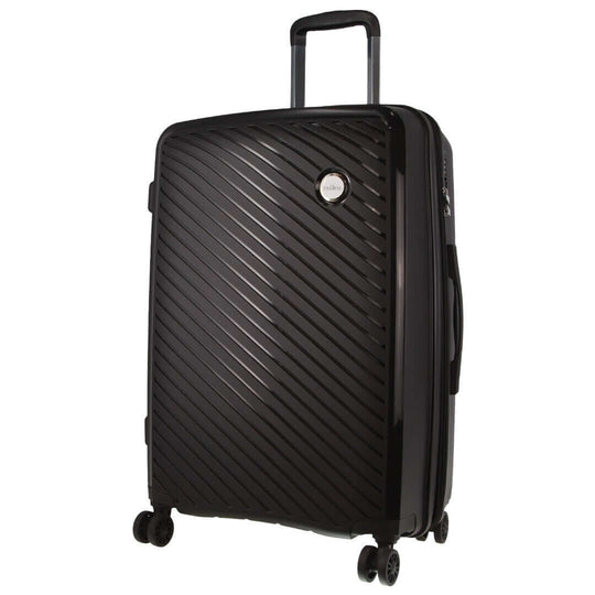 _label_, DSZ Product, feed-cond-new, feed-sl-free shipping, free-shipping, newPierre Cardin Inspired Milleni Checked Luggage Bag Travel Carry On Suitcase 65Cm (82.5L) - Black - Premium Home & Garden > Travel > Suitcases from Milleni ! Shop Online Buy Now at S & D's Value Store Family Business Best Customer Service_label_, DSZ Product, feed-cond-new, feed-sl-free shipping, free-shipping, new