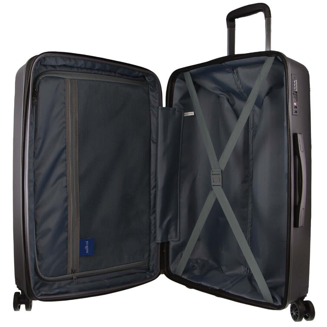 _label_, DSZ Product, feed-cond-new, feed-sl-free shipping, free-shipping, newPierre Cardin Inspired Milleni Checked Luggage Bag Travel Carry On Suitcase 65Cm (82.5L) - Black - Premium Home & Garden > Travel > Suitcases from Milleni ! Shop Online Buy Now at S & D's Value Store Family Business Best Customer Service_label_, DSZ Product, feed-cond-new, feed-sl-free shipping, free-shipping, new