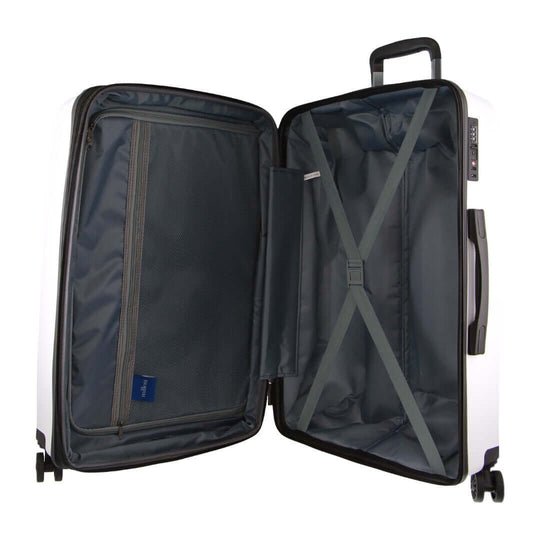 _label_, DSZ Product, feed-cond-new, feed-sl-free shipping, free-shipping, newPierre Cardin Inspired Milleni Checked Luggage Bag Travel Carry On Suitcase 65Cm (82.5L) - White - Premium Home & Garden > Travel > Suitcases from Milleni ! Shop Online Buy Now at S & D's Value Store Family Business Best Customer Service_label_, DSZ Product, feed-cond-new, feed-sl-free shipping, free-shipping, new