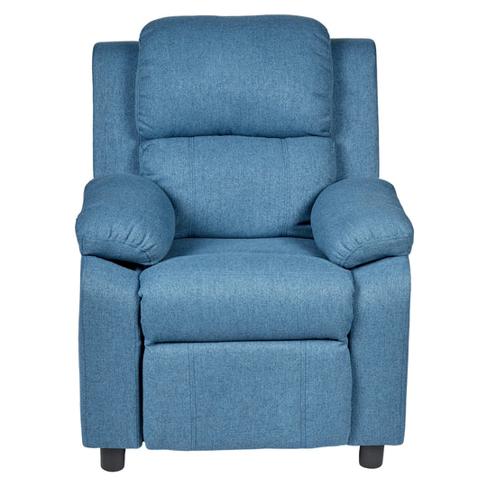 Erika Blue Kids Recliner Sofa Chair Blue Lounge Couch Armchair Childrens